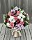 Букет цветов из: Альстромерии, Гвоздики, Розы и Хризантемы в Великих Луках