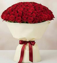 Букет 101 Красная роза Милано в Великих Луках