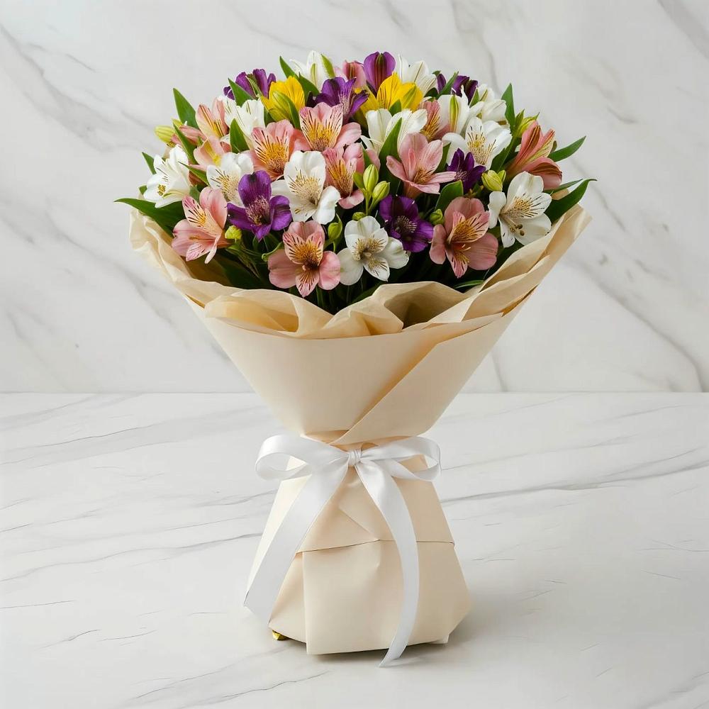 Букет цветов из: Альстромерии в Великих Луках