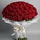 Букет 101 Красная роза Блэк Мэджик в Великих Луках