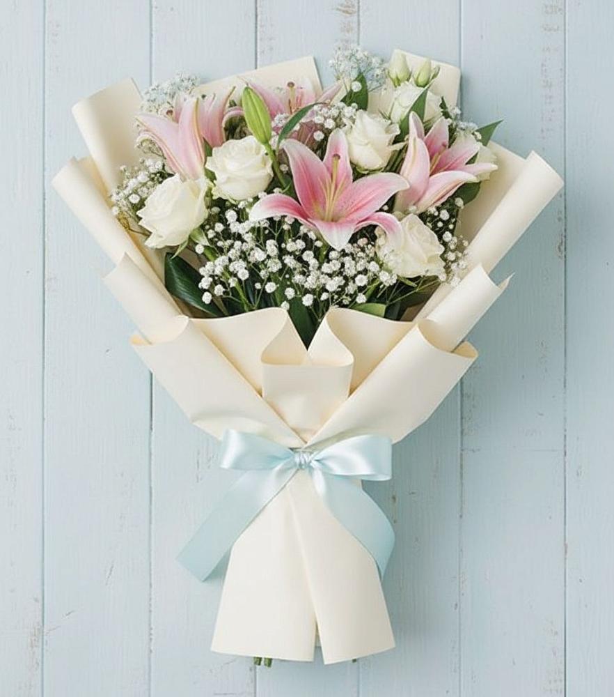 Букет цветов из: Лилии в Великих Луках