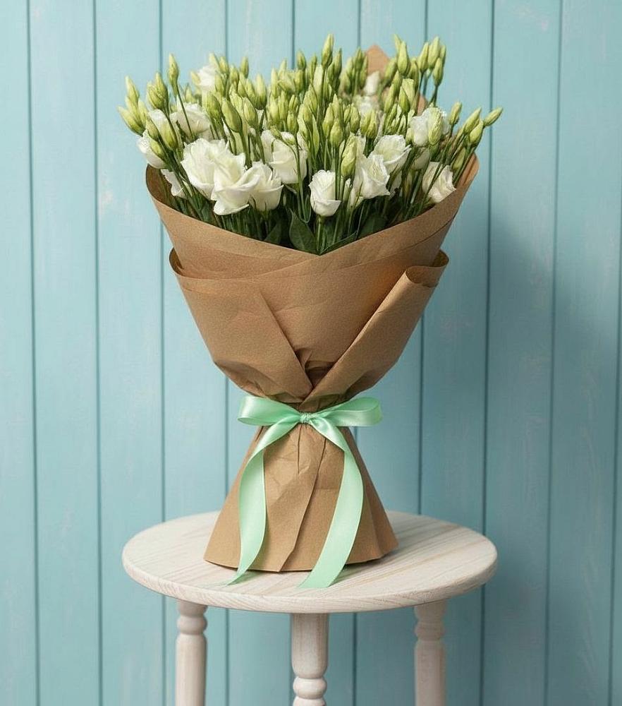 Букет цветов из: Лизиантусы в Великих Луках