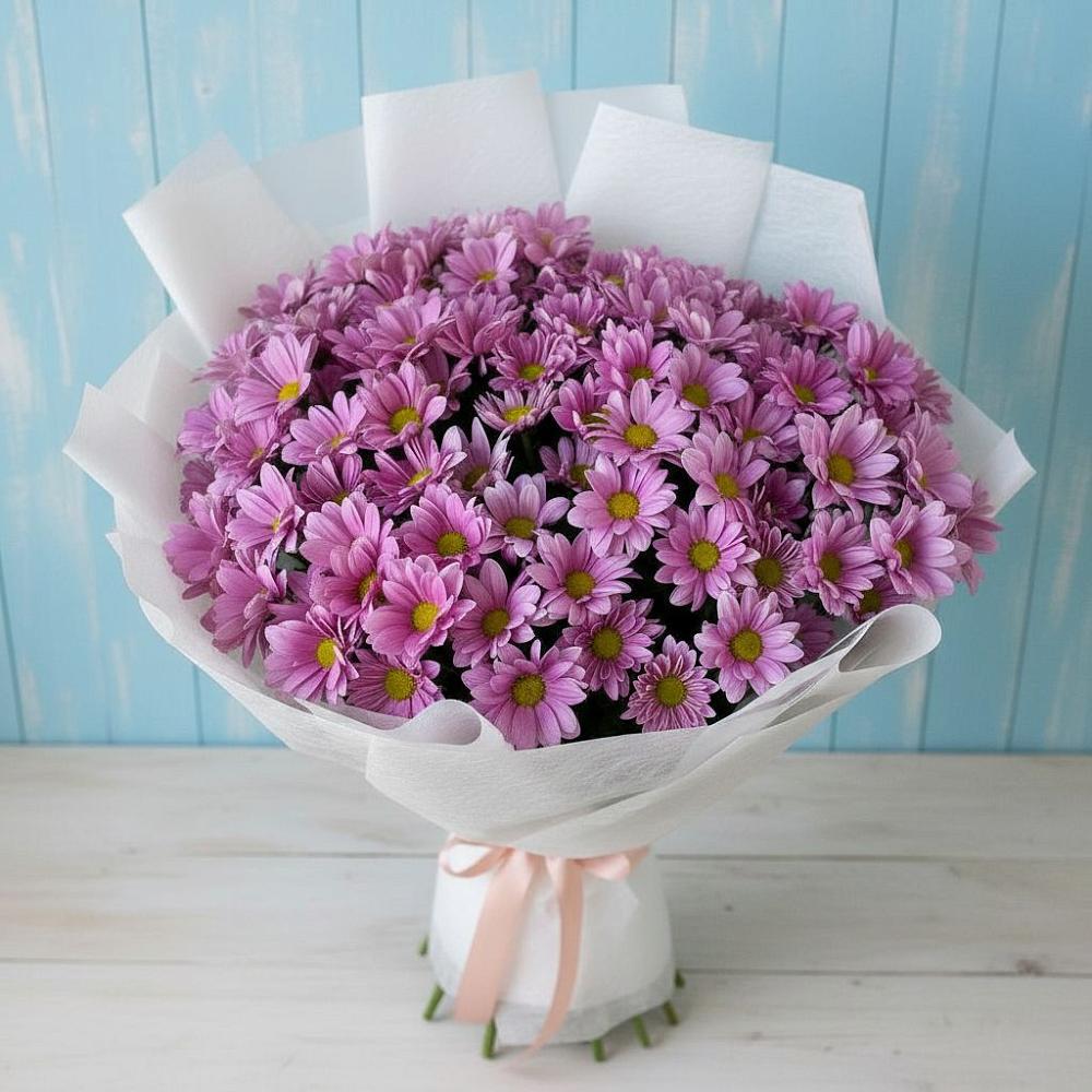 Букет цветов из: Хризантемы в Великих Луках