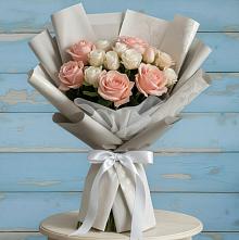Букет цветов из:  Розы #REPLACE_PRED# Великих Луках