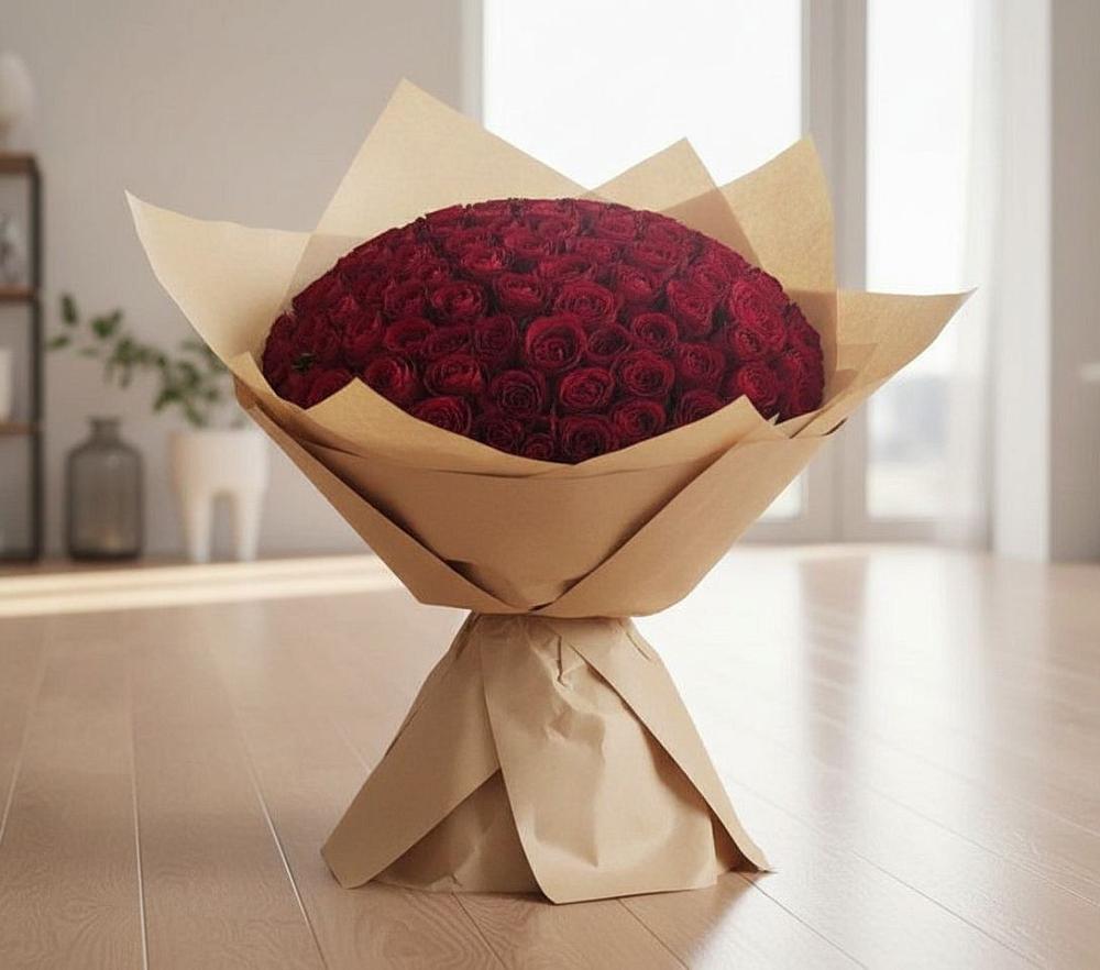 Букет 101 Красная роза в Великих Луках