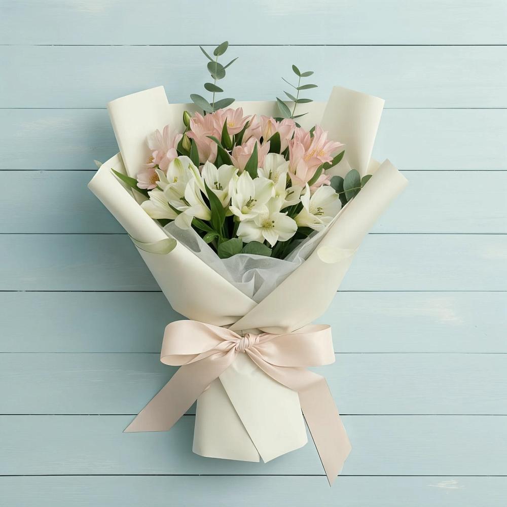 Букет цветов из: Альстромерии в Великих Луках