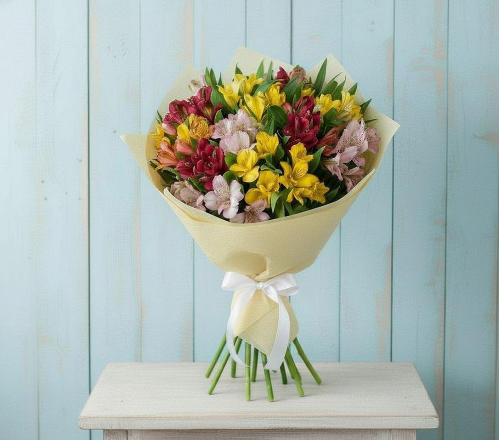 Букет цветов из: Альстромерии в Великих Луках