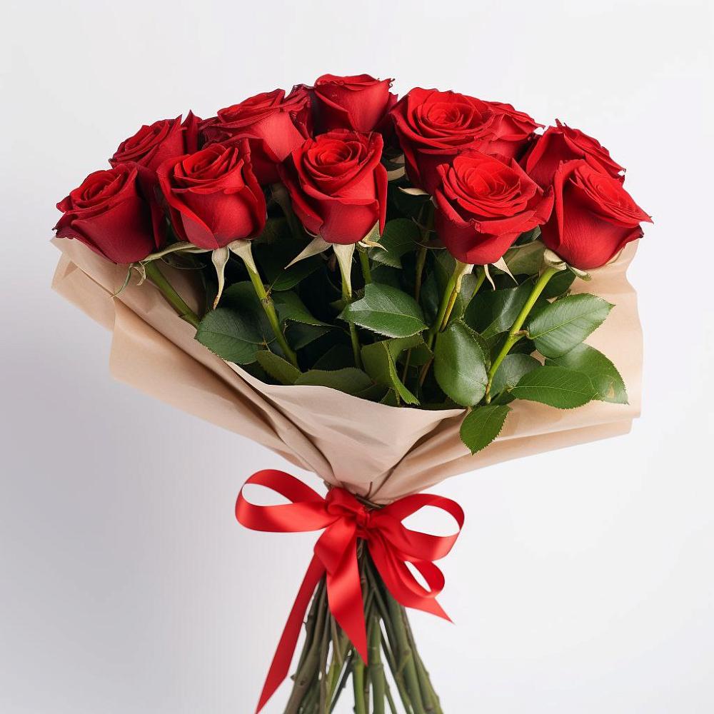 Букет 11 Красных роз Эдлесс Лав в Великих Луках